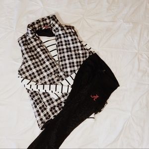 Plaid Puffer Vest